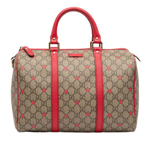 Pre-Loved Gucci Medium GG Supreme Stars Joy Boston Bag